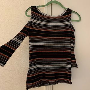 Free People Shoulder Cut Out Long Sleeve